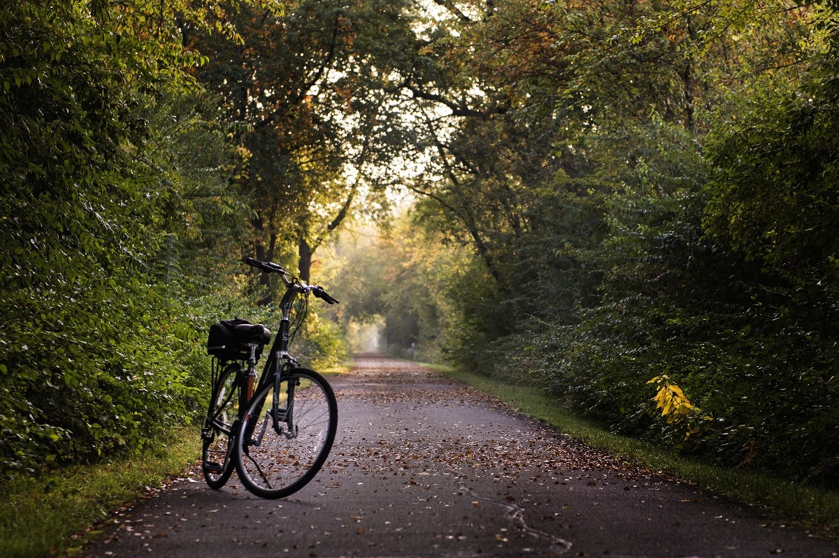 Ohne Auto auf dem Land: mit dem Fahrrad