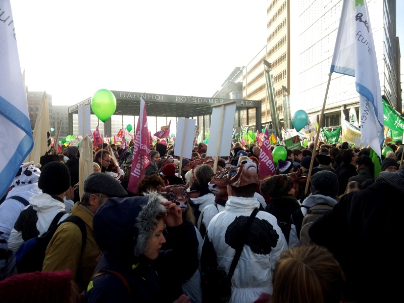 Wir haben es satt! Demo in Berlin